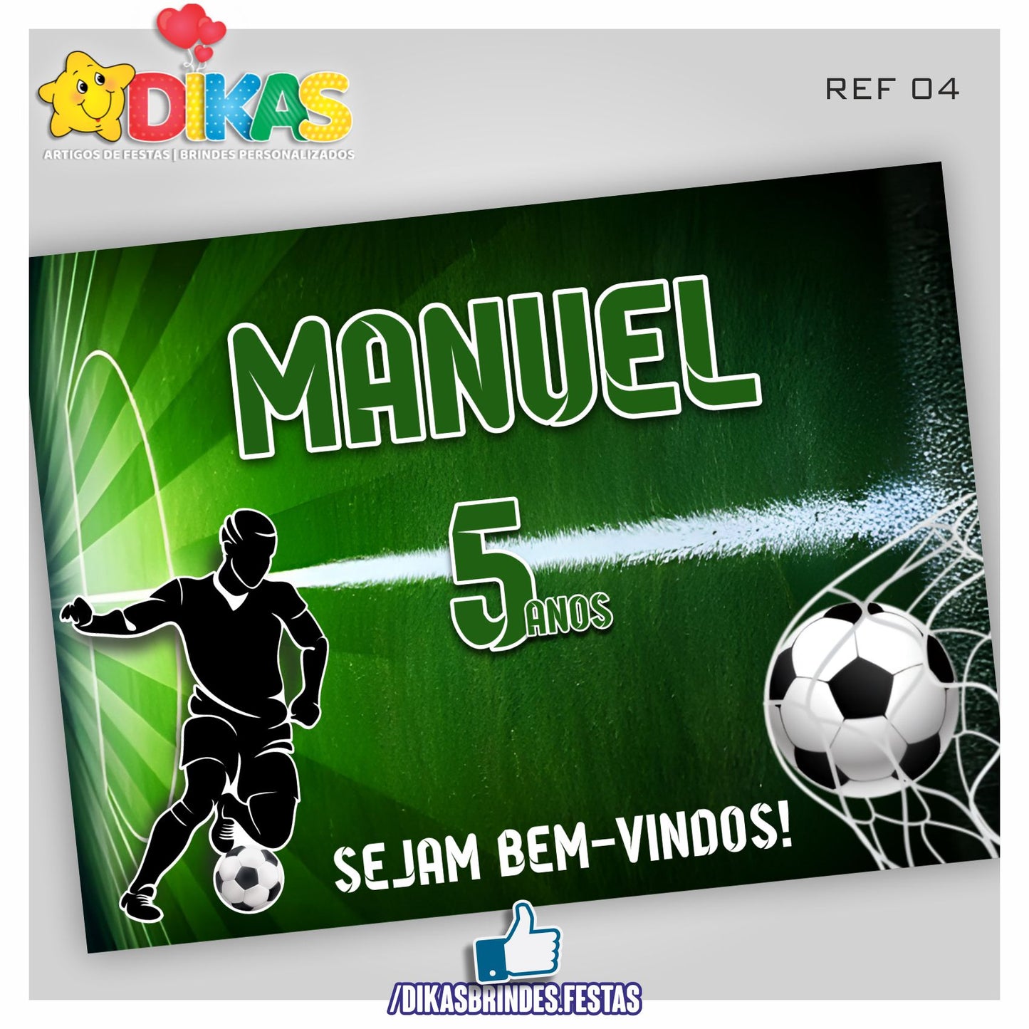 PAINEL TEMÁTICO E/OU PERSONALIZADO - FUTEBOL