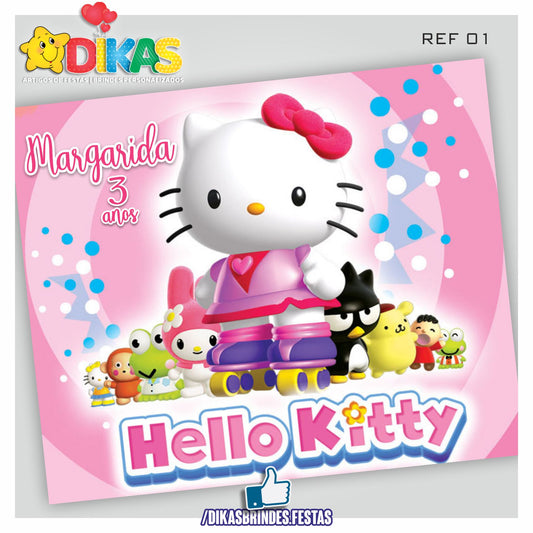 PAINEL TEMÁTICO E/OU PERSONALIZADO - HELLO KITTY
