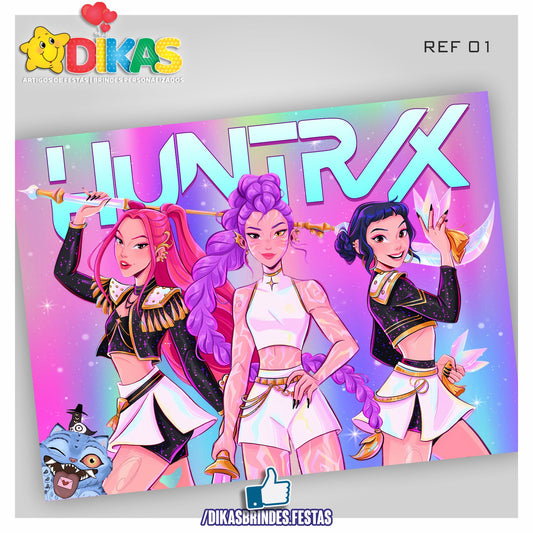 PAINEL TEMÁTICO E/OU PERSONALIZADO - GUERREIRAS DO K-POP
