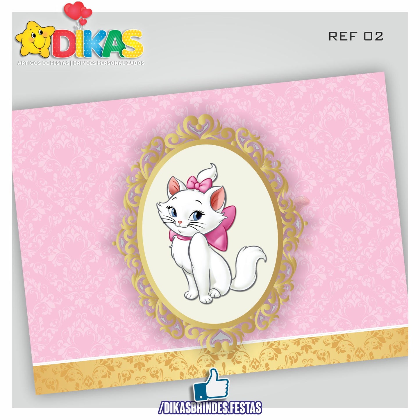 PAINEL TEMÁTICO E/OU PERSONALIZADO - GATA MARIE