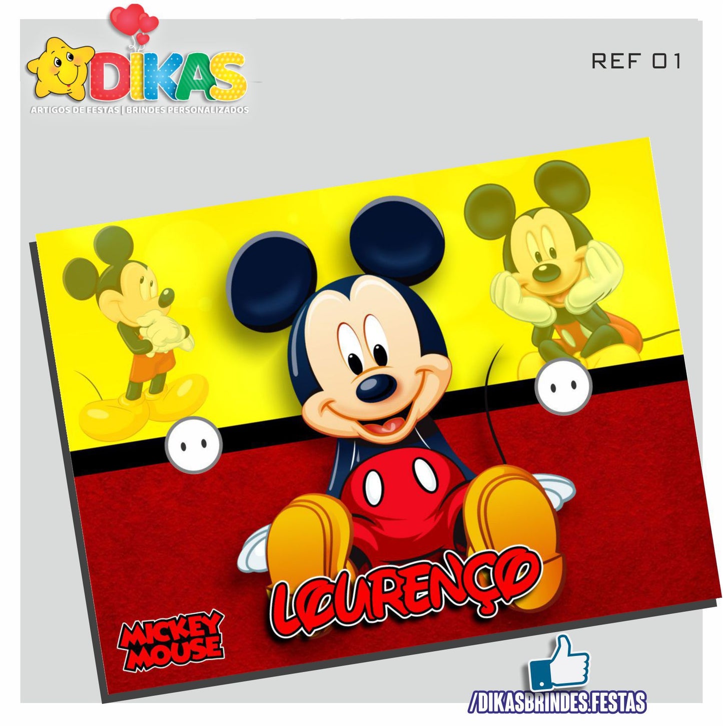 PAINEL TEMÁTICO E/OU PERSONALIZADO - MICKEY