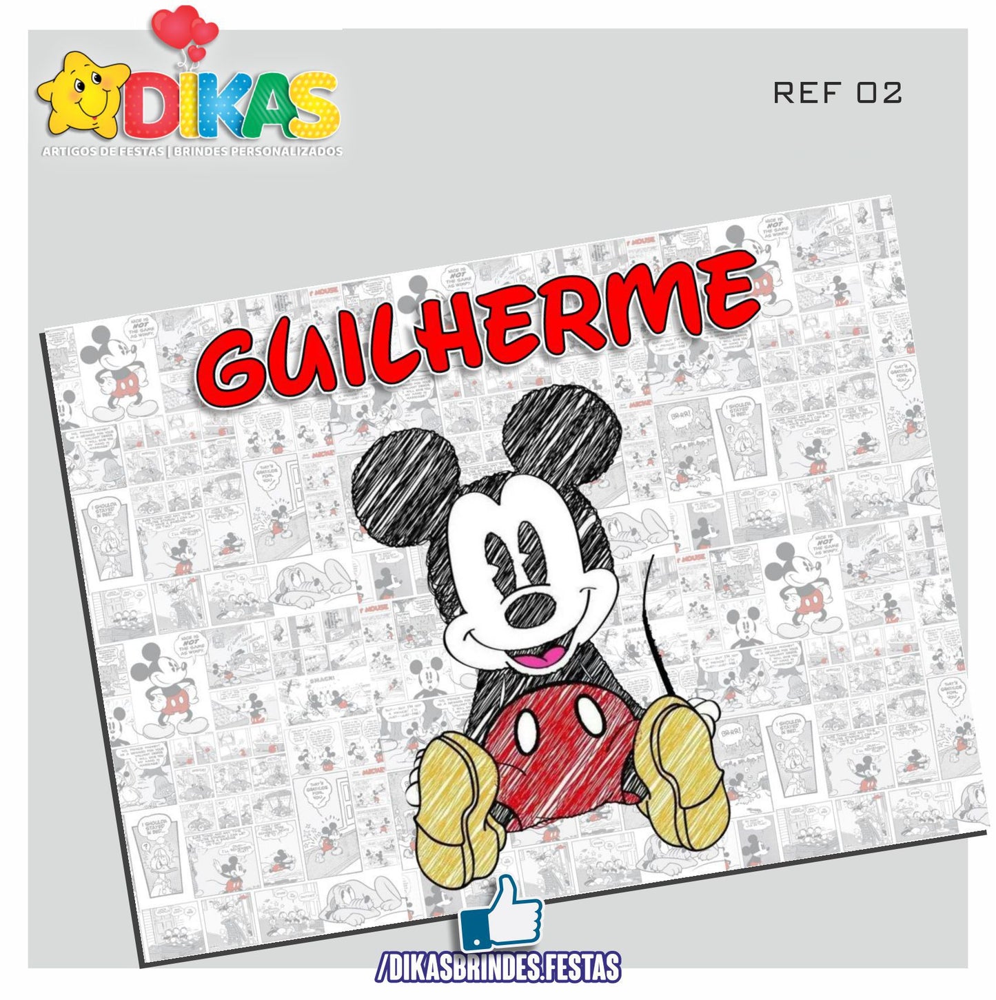 PAINEL TEMÁTICO E/OU PERSONALIZADO - MICKEY