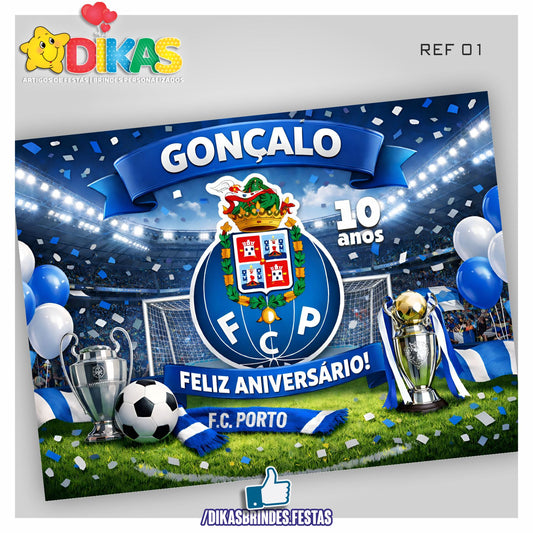 PAINEL TEMÁTICO E/OU PERSONALIZADO - FUTEBOL PORTO