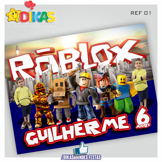PAINEL TEMÁTICO E/OU PERSONALIZADO - ROBLOX