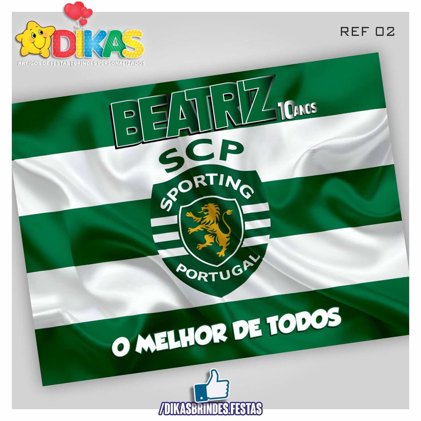PAINEL TEMÁTICO E/OU PERSONALIZADO - FUTEBOL SPORTING