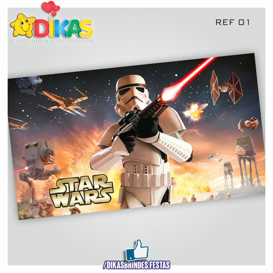 PAINEL TEMÁTICO E/OU PERSONALIZADO - STAR WARS