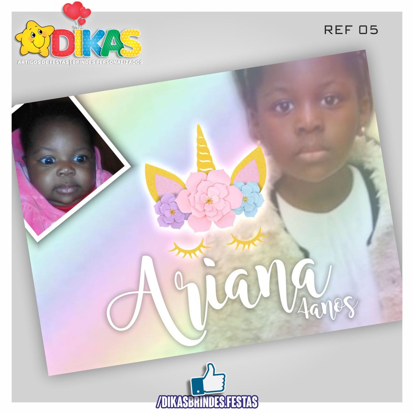 PAINEL TEMÁTICO E/OU PERSONALIZADO - UNICÓRNIO