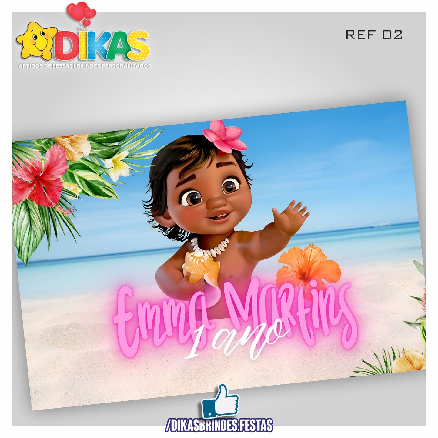 PAINEL TEMÁTICO E/OU PERSONALIZADO - VAIANA
