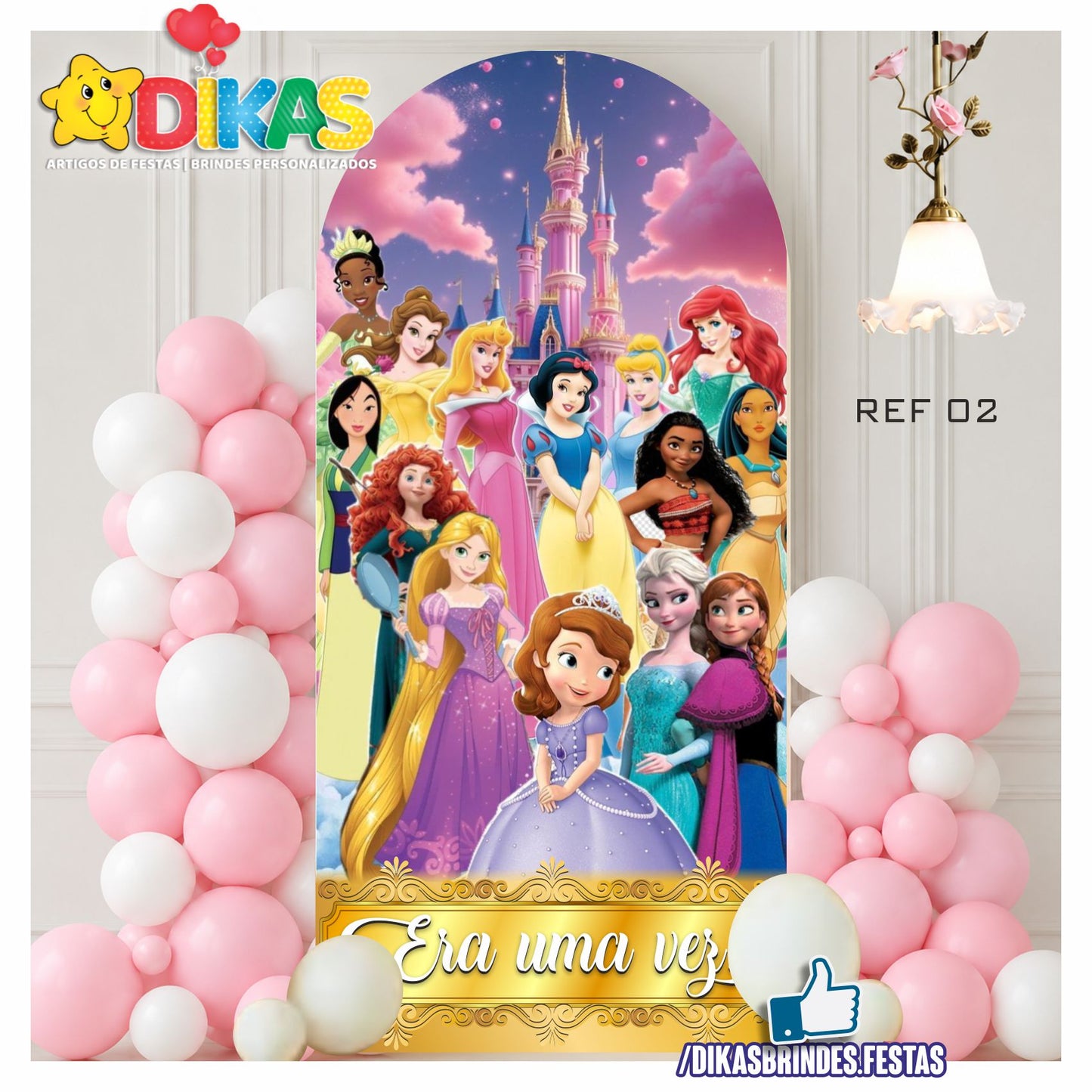 PAINEL ROMANO - PRINCESAS DISNEY
