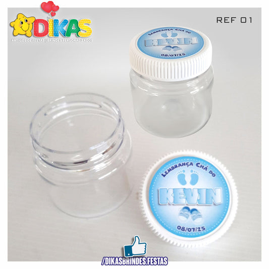 POTE PLÁSTICO 100ML PERSONALIZADO - BEBÉ