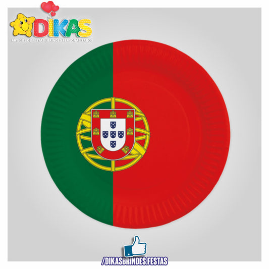 PRATOS DE PAPEL - FUTEBOL PORTUGAL