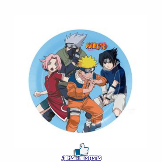 PRATOS NARUTO 18CM