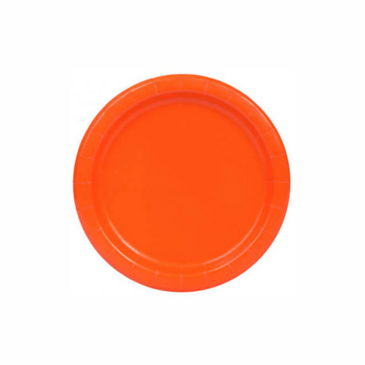 PRATOS LARANJA 17CM
