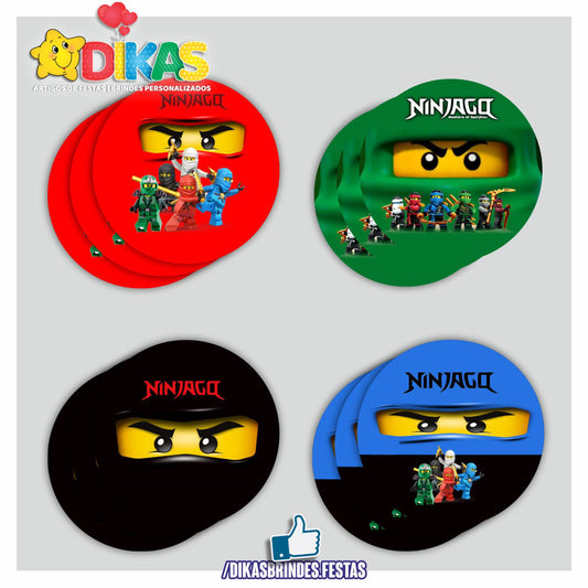 AUTOCOLANTE 5cm - NINJAGO