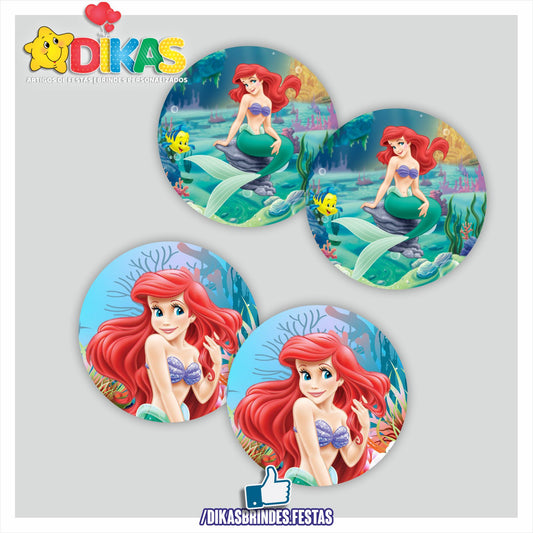 AUTOCOLANTE 5cm - PEQUENA SEREIA