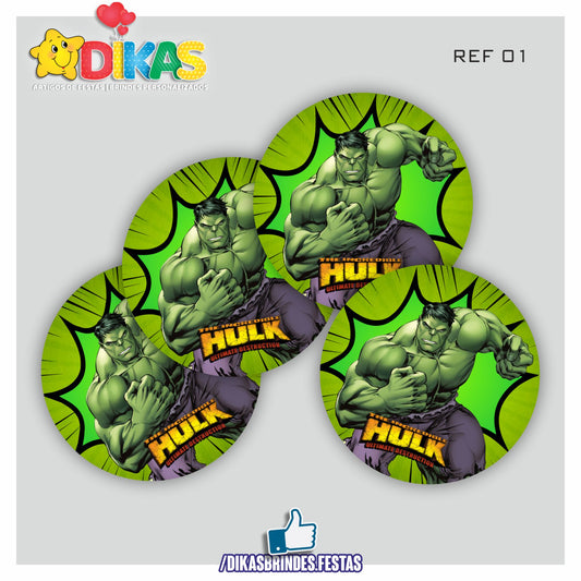 AUTOCOLANTE 5cm - HULK