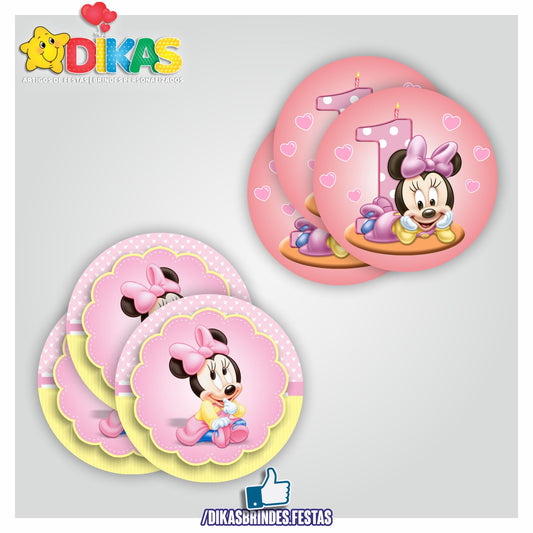 AUTOCOLANTE 5cm - MINIIE BABY