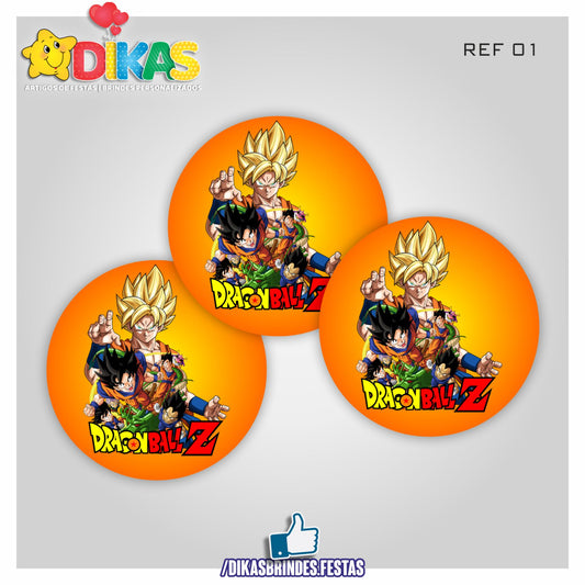 AUTOCOLANTE 5cm - DRAGON BALL