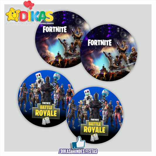 AUTOCOLANTE 5cm - FORTNITE