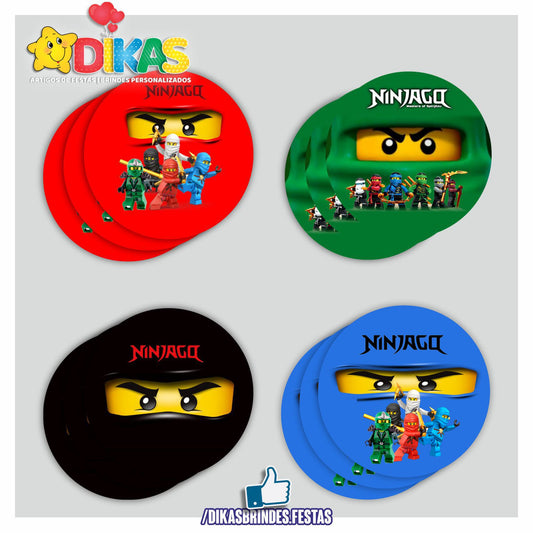 AUTOCOLANTE 5cm - NINJAGO