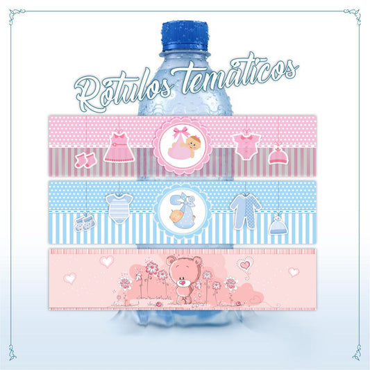 RÓTULO P/ GARRAFA DE ÁGUA - BEBÉ