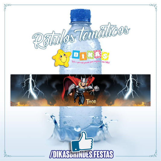 RÓTULO P/ GARRAFA DE ÁGUA - THOR
