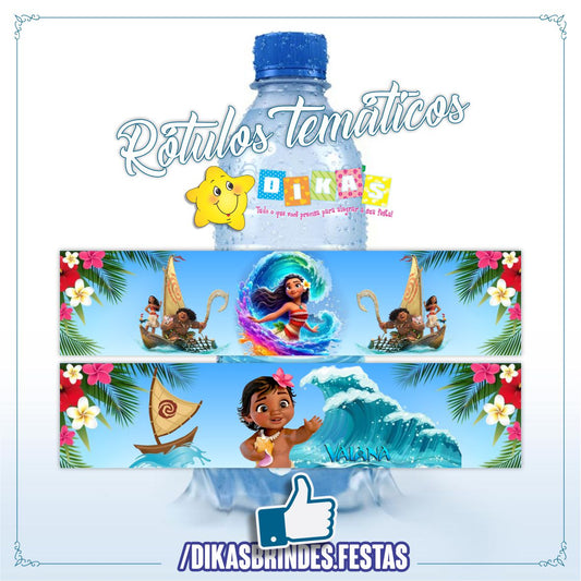 RÓTULO P/ GARRAFA DE ÁGUA - VAIANA