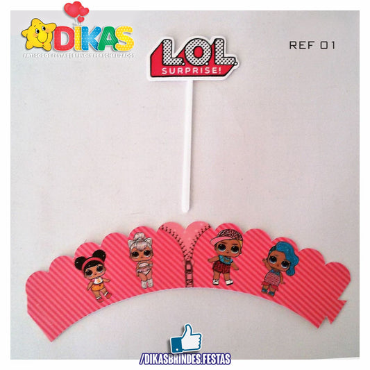 SAIA CUPCAKE + TOPPER - LOL