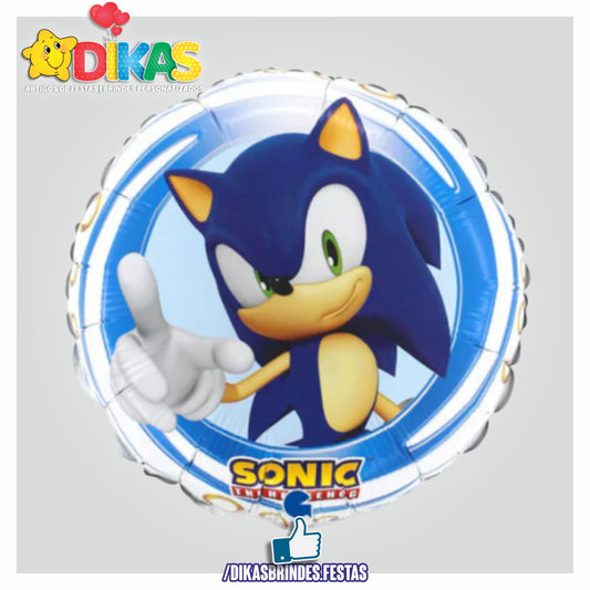 BALÃO FOIL SONIC 18"