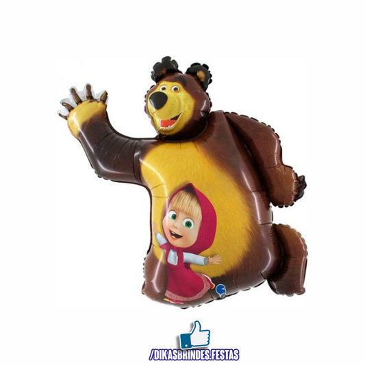 BALÃO FOIL MASHA E O URSO 42"