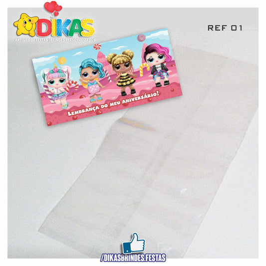 SACO PRENDA C/ TAG (6unid.) - L.O.L.