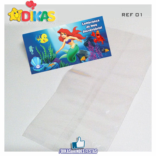 SACO PRENDA C/ TAG (6unid.) - PEQUENA SEREIA