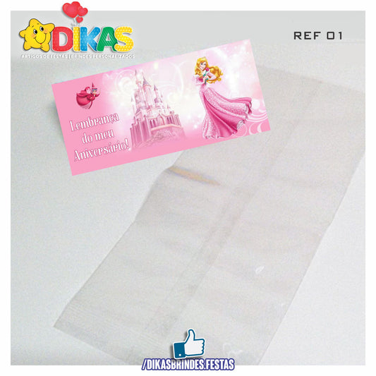 SACO PRENDA C/ TAG (6unid.) - PRINCESA AURORA