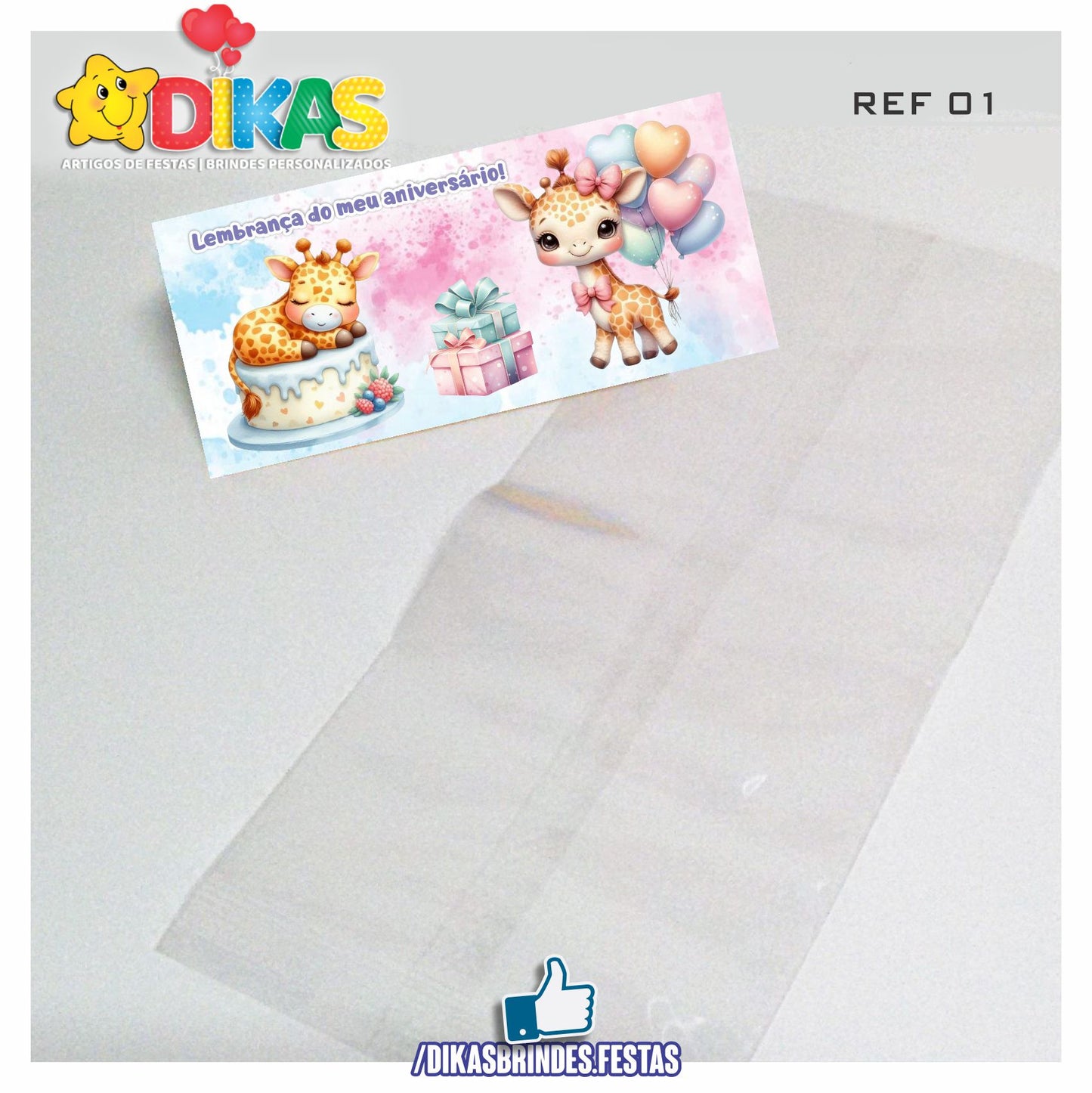 SACO PRENDA C/ TAG (6unid.) - BEBÉ