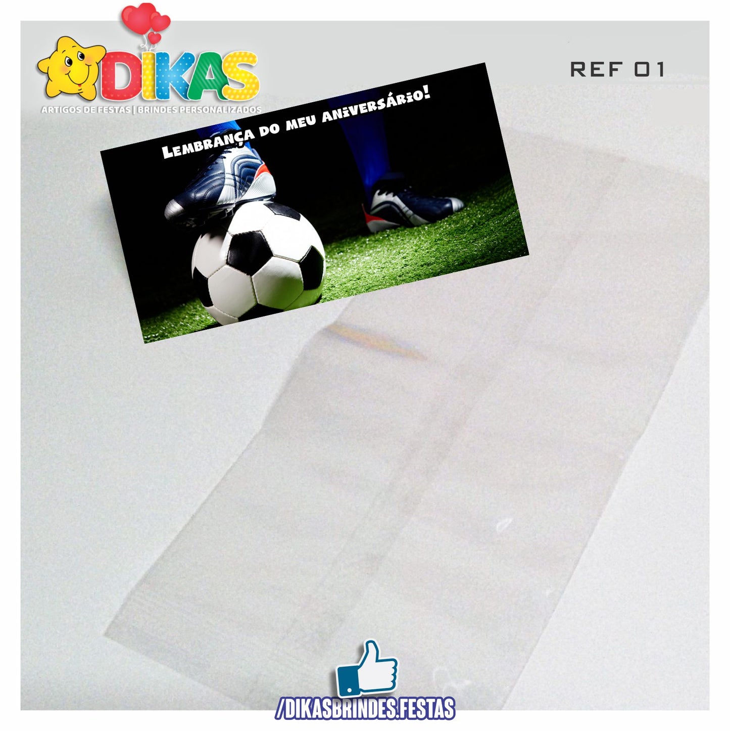 SACO PRENDA C/ TAG (6unid.) - FUTEBOL