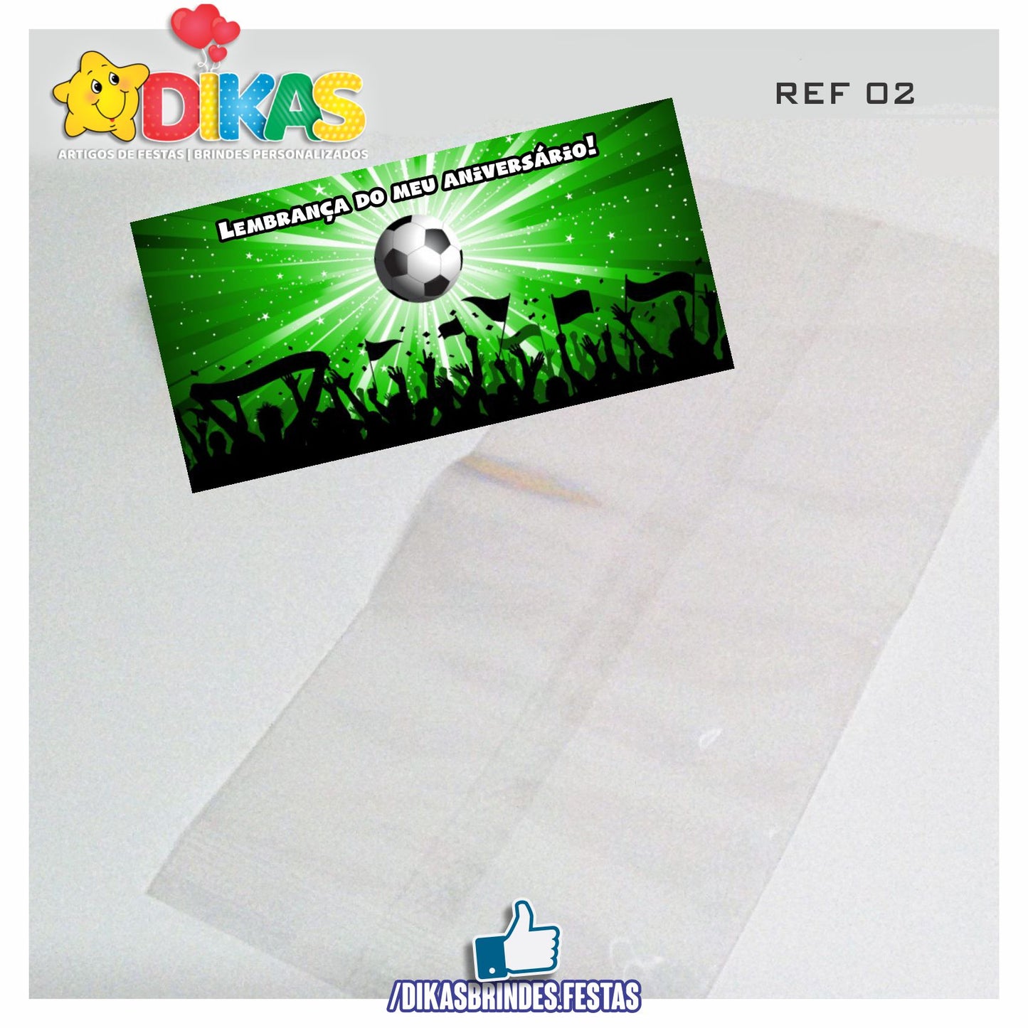 SACO PRENDA C/ TAG (6unid.) - FUTEBOL
