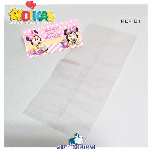 SACO PRENDA C/ TAG (6unid.) - MINNIE BABY