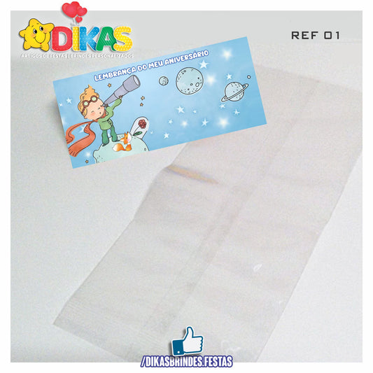 SACO PRENDA C/ TAG (6unid.) - PEQUENO PRÍNCIPE
