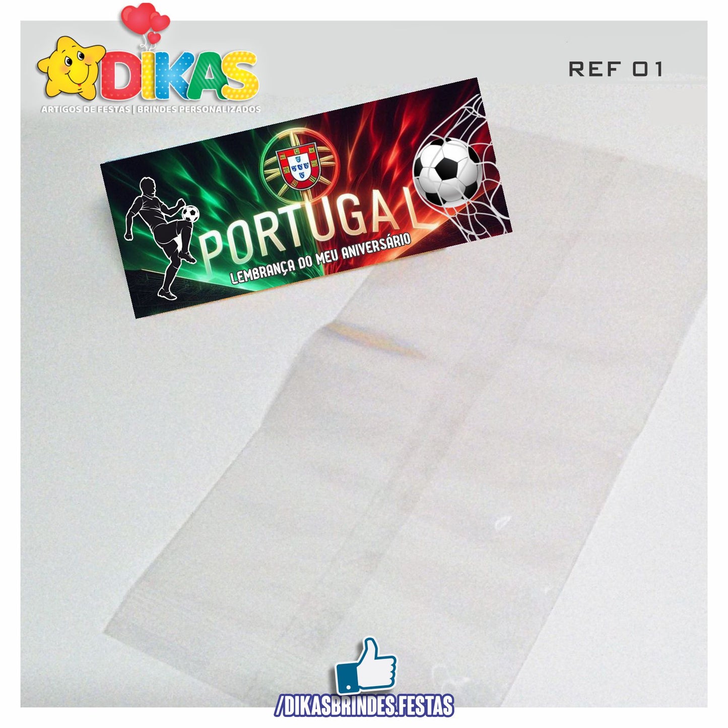 SACO PRENDA C/ TAG (6unid.) - FUTEBOL PORTUGAL