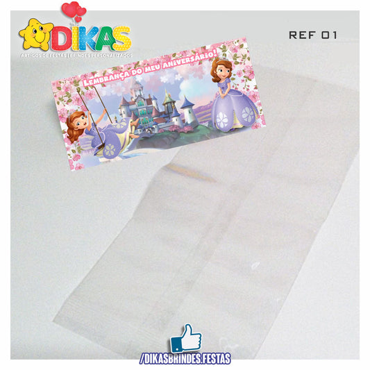 SACO PRENDA C/ TAG (6unid.) - PRINCESA SOFIA