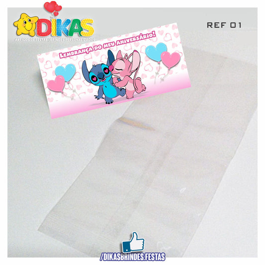 SACO PRENDA C/ TAG (6unid.) - STITCH