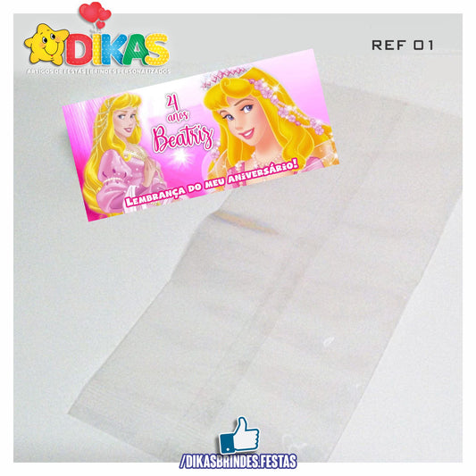 SACO PRENDA C/ TAG PERSONALIZADO - PRINCESA AURORA