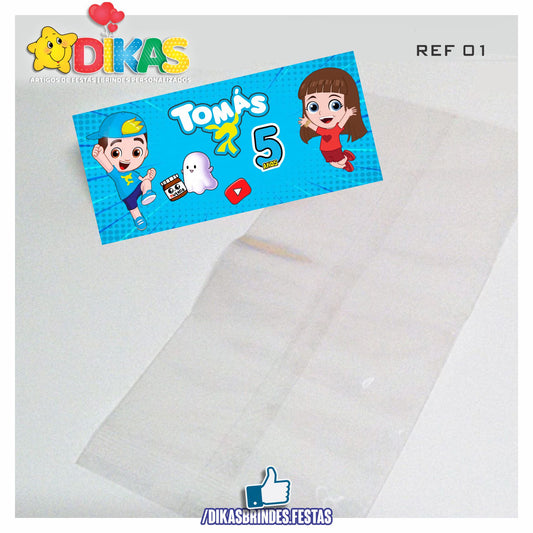 SACO PRENDA C/ TAG PERSONALIZADO - LUCCAS NETO