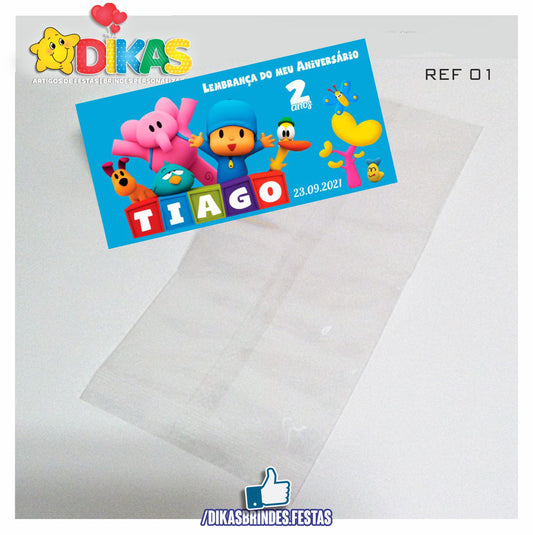 SACO PRENDA C/ TAG PERSONALIZADO - POCOYO