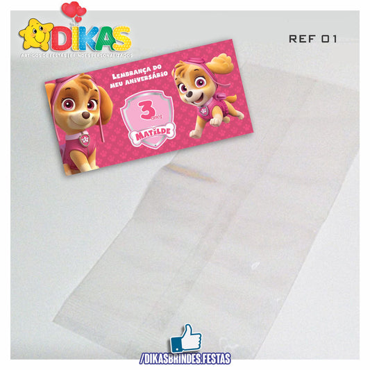 SACO PRENDA C/ TAG PERSONALIZADO - SKYE