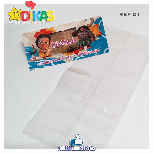 SACO PRENDA C/ TAG PERSONALIZADO - VAIANA