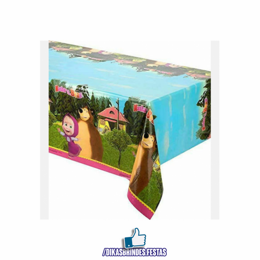 TOALHA DE MESA MASHA E O URSO