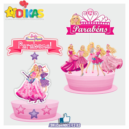 TOPO DE BOLO - BARBIE