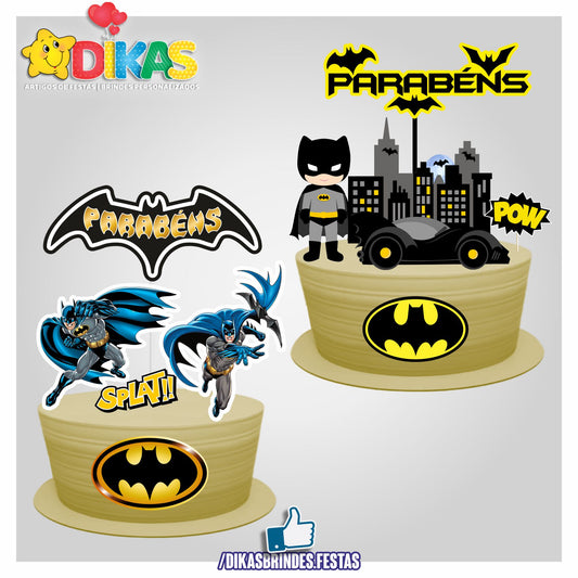 TOPO DE BOLO - BATMAN
