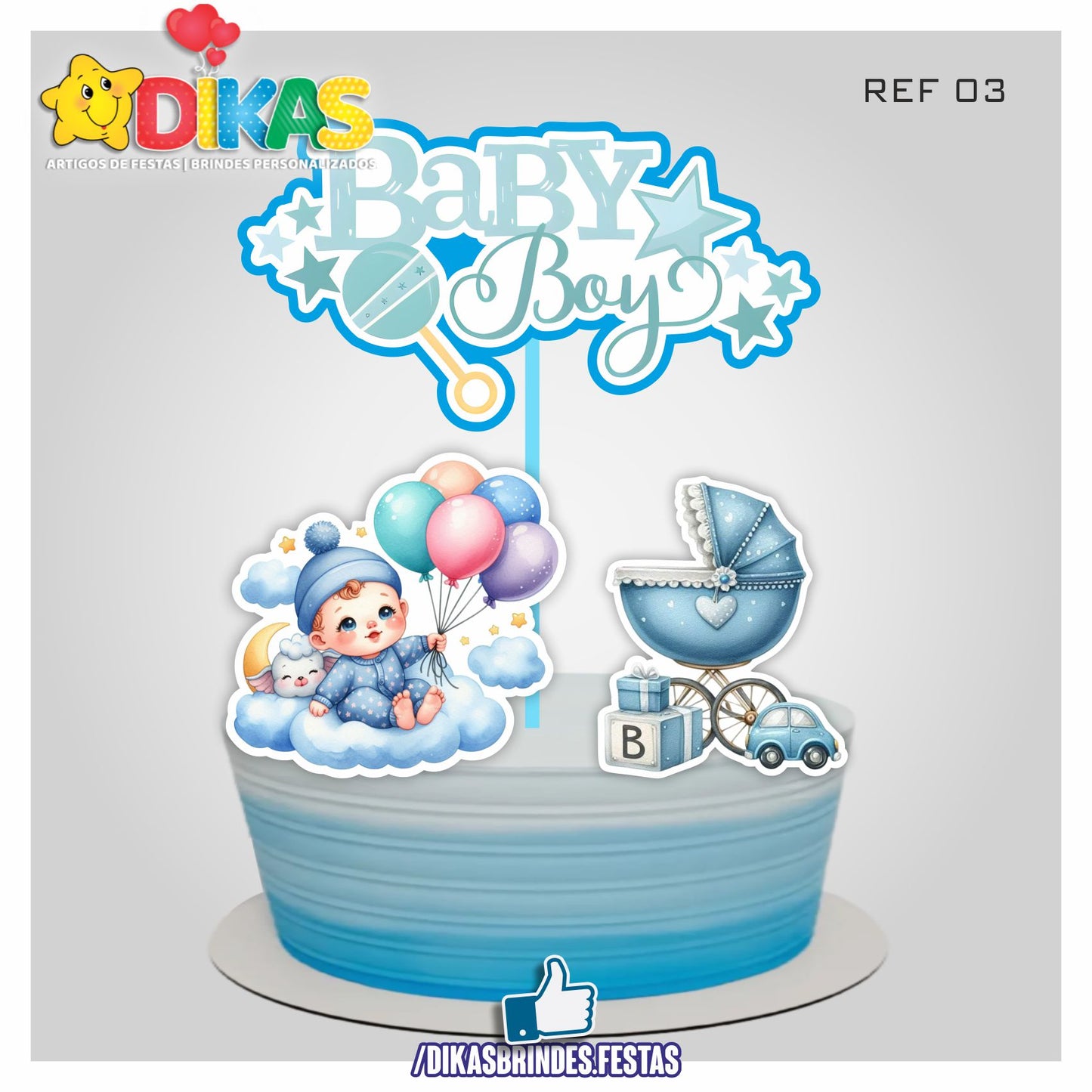 TOPO DE BOLO - BEBÉ
